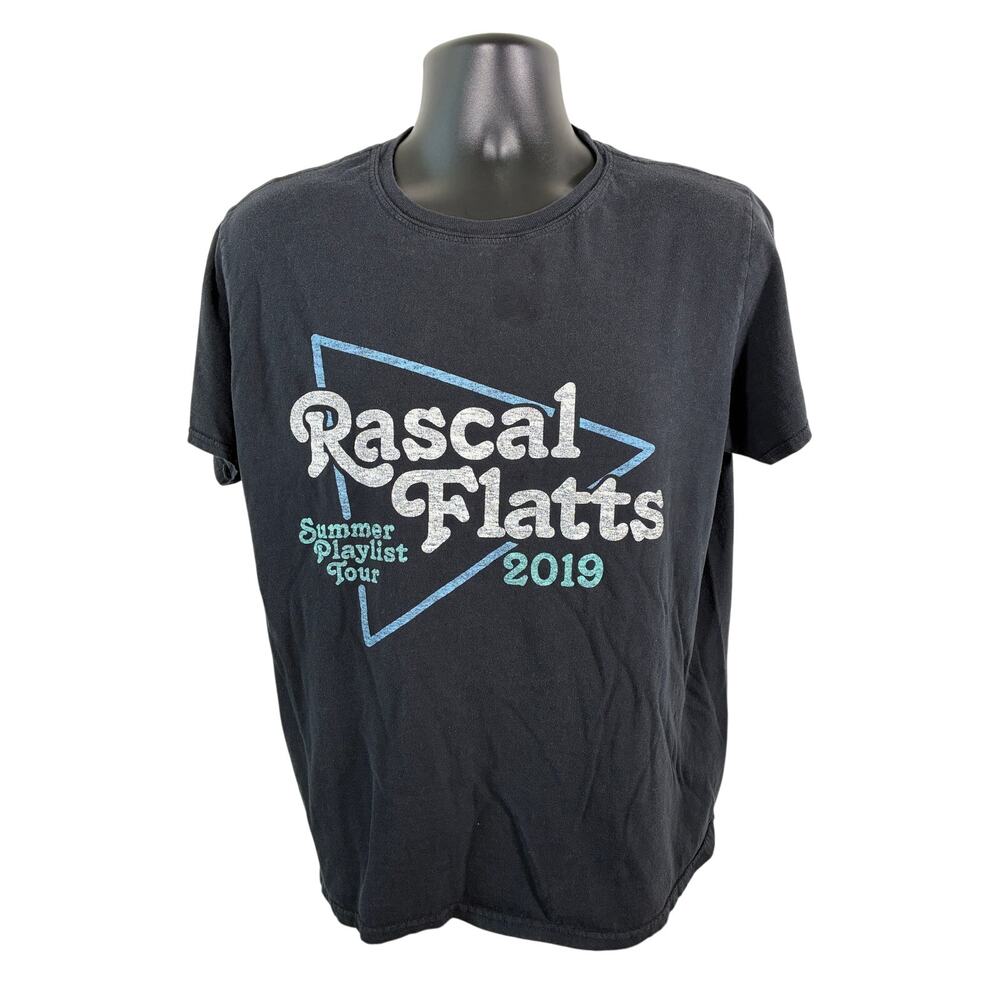 Rascal Flatts Summer Playlist Tour 2019 T-Shirt Black XL